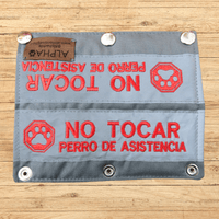 NO TOCAR, PERRO DE ASISTENCIA